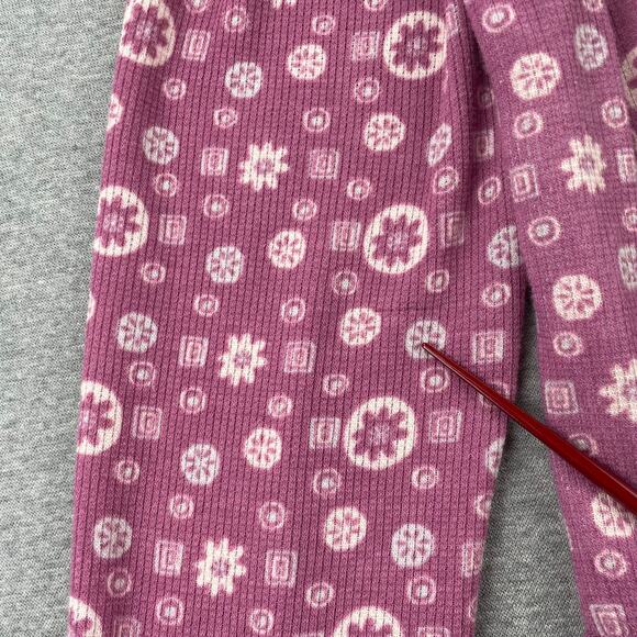 Free People Home Alone Long Johns Womens L Pink Sweet Combo Pajamas Cottagecore - Picture 11 of 16